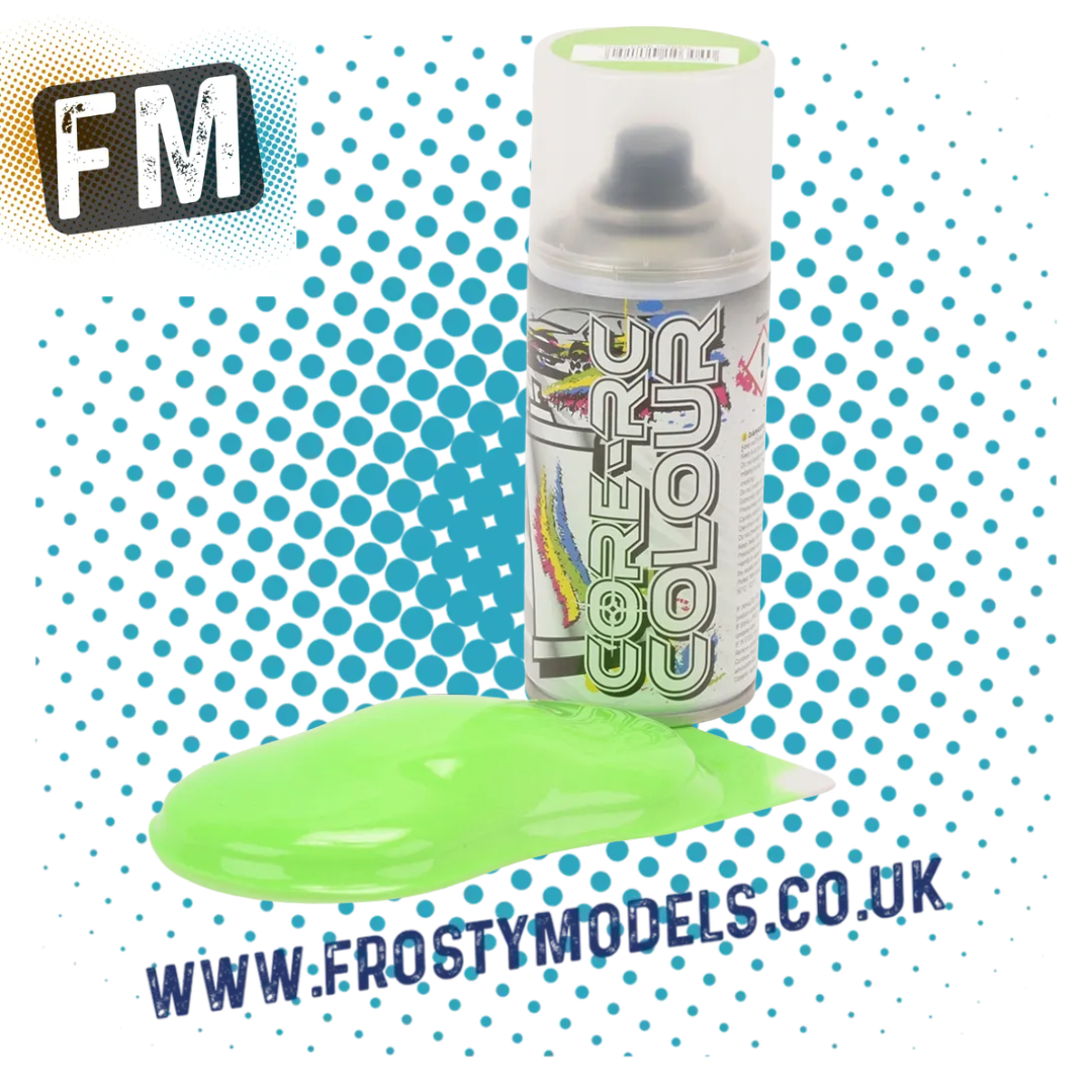 CORE RC - BODY SPRAY PAINT for POLYCARBONATE RC Bodies - 150ML - ALL COLOURS - MULTI LISTING