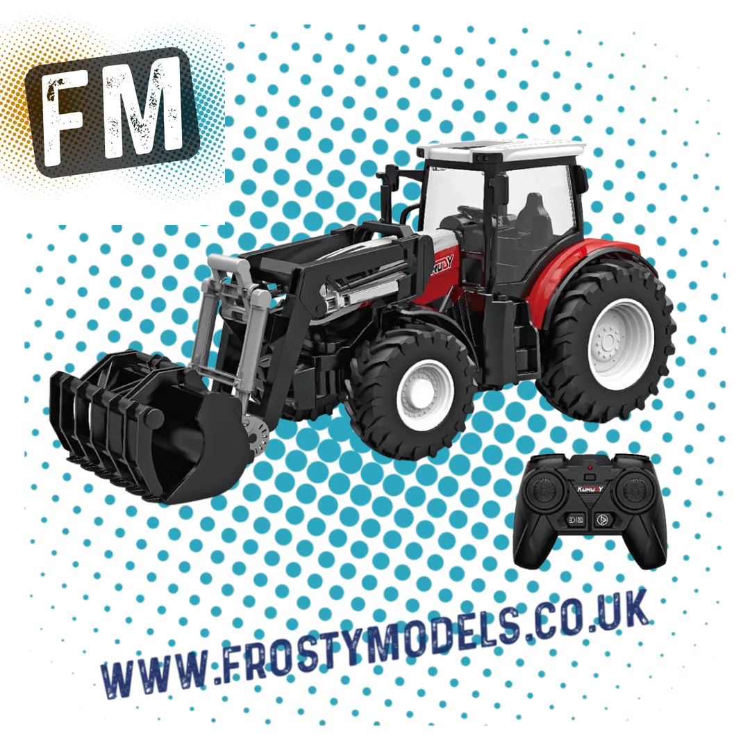 KORODY - RC 1:24 TRACTOR WITH FRONT SHOVEL/LOADING ARM - K-6631