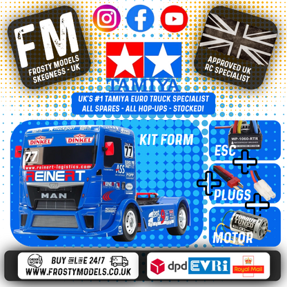 TAMIYA 58642 - REINERT RACING MAN TGS - RC KIT 4WD 1/10 TT01E (WITH ESC & MOTOR)