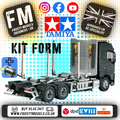 TAMIYA 56360 - (Pre-Order ONLY) RC Volvo FH16 Globetrotter 750 6X4 Timber Truck - RADIO CONTROLLED 1/14