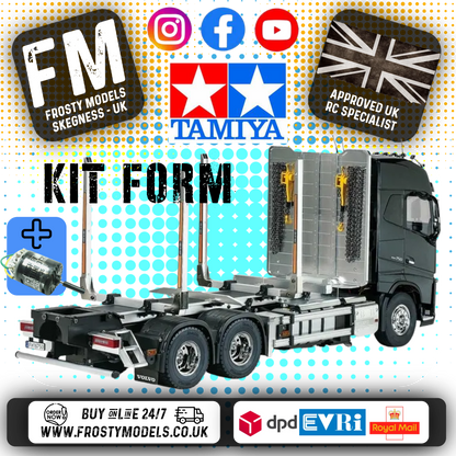 TAMIYA 56360 - (Pre-Order ONLY) RC Volvo FH16 Globetrotter 750 6X4 Timber Truck - RADIO CONTROLLED 1/14
