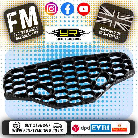 YEAH RACING - Filaman 3D Bumper For Tamiya TT02 & TT01E - YF3D-001BK