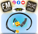 Yeah Racing  - XT60 Plug To JST-XH Plug Charge Cable w/ Balance Plug For 1/28 1/24 RC Lipos - WPT-0162