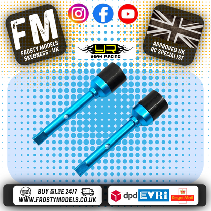 YEAH RACING - Aluminum Main Drive Shaft Joint For Tamiya TT02 TT02B - TT02-016BU