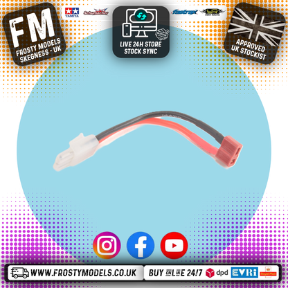CORE RC - TAMIYA Battery Adaptor Lead (MALE - Tamiya ) TO (FEMALE - Deans)  CR747