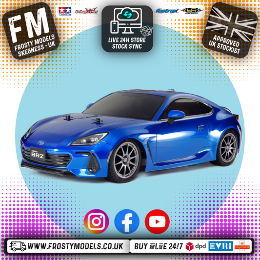 TAMIYA 58702 - Subaru BRZ (ZD8) (TT02) 4WD 1/10 TOURING CAR (INC'S ESC & MOTOR ONLY)
