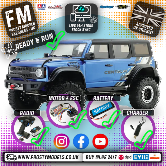 FTX - OUTBACK CENTAUR 4X4 RTR 1:10 TRAIL CRAWLER - BLUE - Rock Crawler - FTX5475B