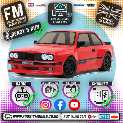 FTX - EVO30 1/10 (BRUSHLESS MOTOR) 4WD STREET RC CAR 100% RTR - RED - FTX5493R