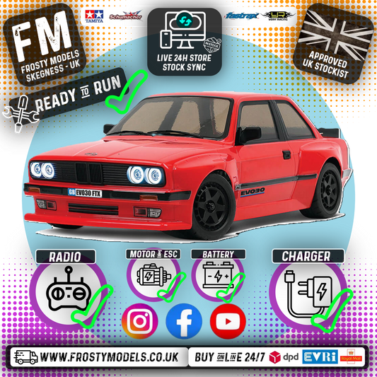 FTX - EVO30 1/10 (BRUSHLESS MOTOR) 4WD STREET RC CAR 100% RTR - RED - FTX5493R