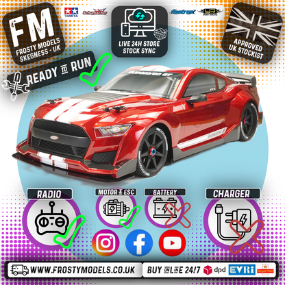 FTX - 1/7TH SCALE SUPAFORZA GT - ON ROAD RTR BRUSHLESS RC CAR (w/LED'S)- RED - FTX5494R (Requires 4S or 6S Battery & Charger)