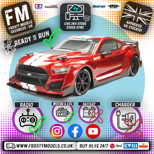 FTX - 1/7TH SCALE SUPAFORZA GT - ON ROAD RTR BRUSHLESS RC CAR (w/LED'S)- RED - FTX5494R (Requires 4S or 6S Battery & Charger)