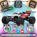 PD RACING - TR16 II Brushed Truggy 1:16 SCALE READY TO RUN WITH 2S LIPO (30mph) - PD304T