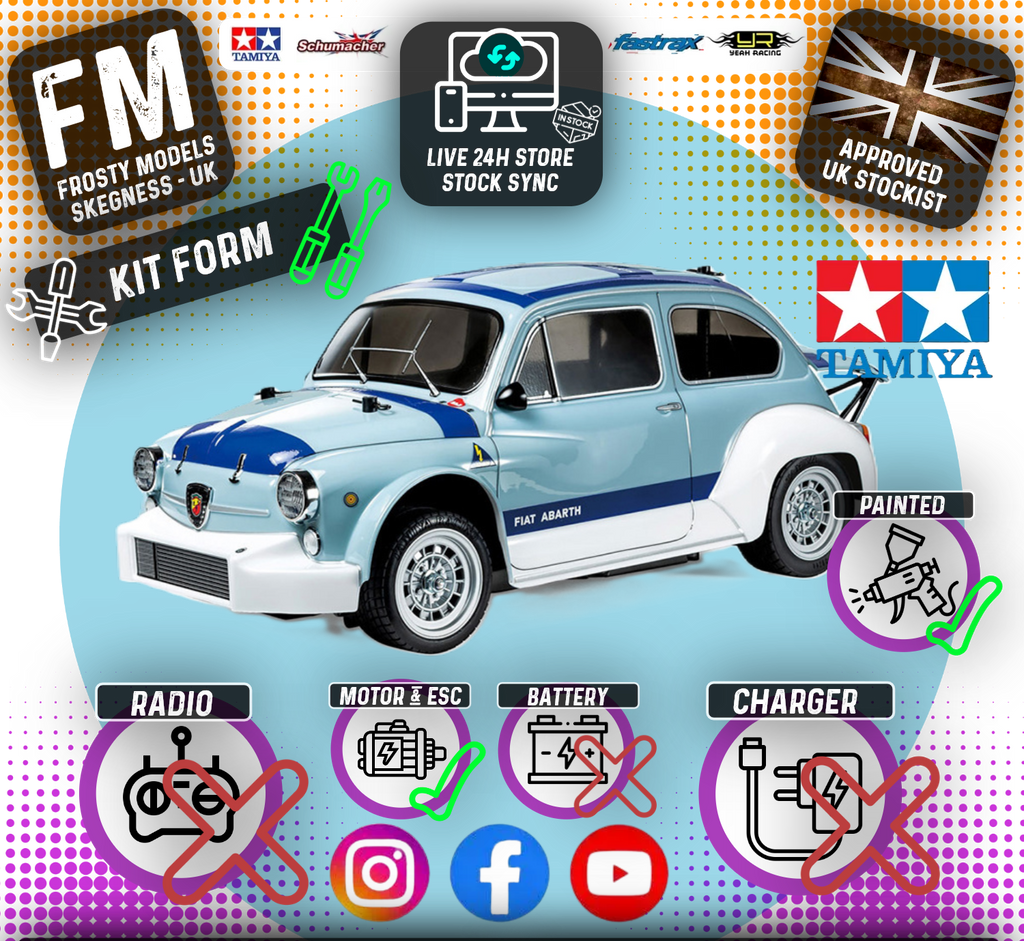 TAMIYA 47492 - PAINTED 1000 TCR Berlina Corse (MB01 Mini) RC 2WD Car Kit - (Inc's ESC & Motor - Requires Radio Set, Servo, Battery & Charger))