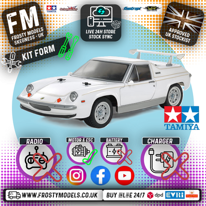 TAMIYA 58698 - RC 1/10 Lotus Europa Special (M06) RWD M-CHASSIS CAR (ESC & MOTOR INCLUDED - Requires, Radio/Servo Set, Battery & Charger)