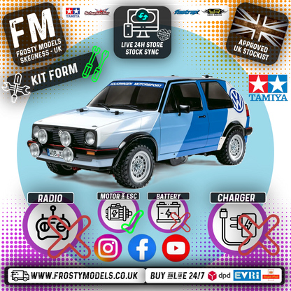 TAMIYA 58714 - Golf MK2 GTI 16 Rally (MF01X) - 4WD M-CHASSIS CAR - (ESC & MOTOR INCLUDED ONLY)