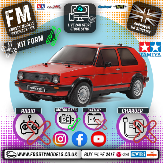 TAMIYA 58748 - M-Chassis 1/10 VW Golf II GTI 16V RC KIT (MB01) (INC'S ESC & MOTOR ONLY)
