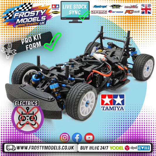 TAMIYA 47480 - M-08R (M08R) Mini MTC Chassis Kit - M-Chassis RWD PRO Hop-Up Model - (No electrics or body / 225mm wheebase Mini)