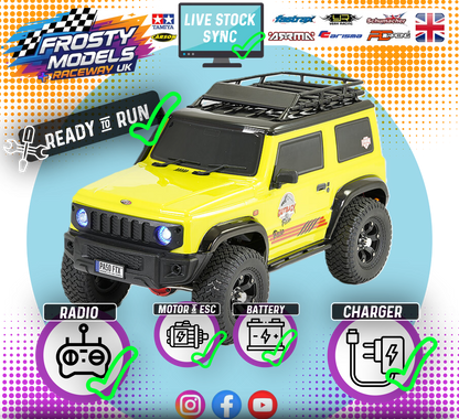 FTX - OUTBACK 3.0 1/10th PASO Rock Crawler RTR (Radio, Battery & Charger Included) 1:10 TRAIL CRAWLER - YELLOW