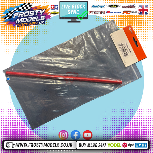 PD RACING SPARES - 1/10TH TK10 & TR10 4S - Centre Brace Alloy -  PD861-113-R