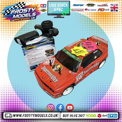 Ex Self Demo - Tamiya TT02 BMW 320 (RARE) Turbo Gruppe 5 Jägermeister 4wd RC Car - Just add Battery & Charger to Complete