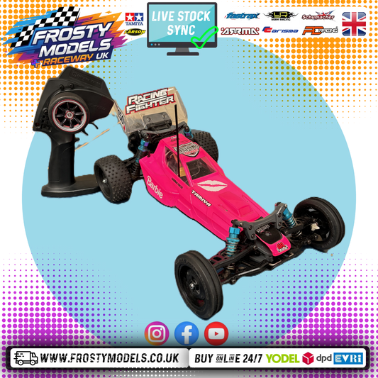 Tamiya DT03 - Neo Fighter RWD 1/10 RC Racing Buggy (Barbie) - Just add Battery & Charger to Complete