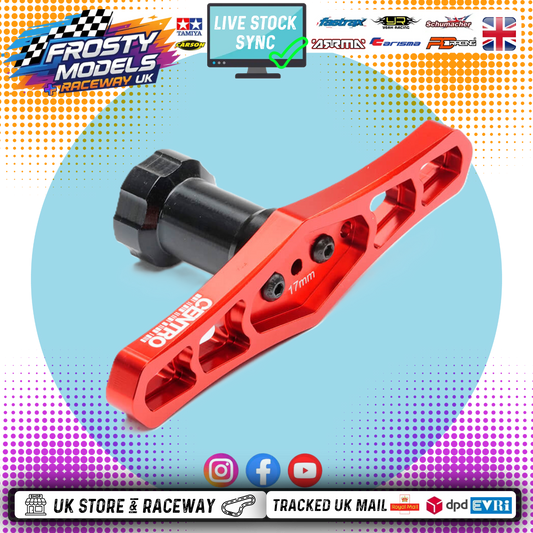 CENTRO - ALUMINIUM 17MM WHEEL NUT HAND WRENCH - C0514 (Fits PD RACING TK10 & TR10)