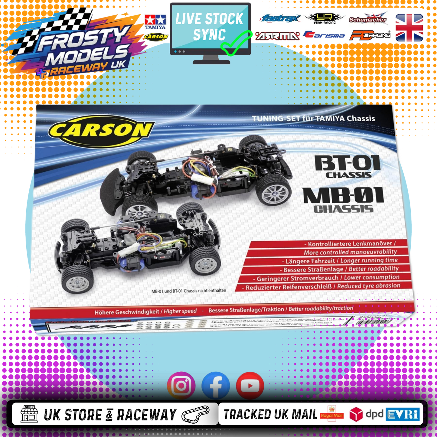 Carson / Tamiya - Tuning Set MB-01/BT-01 (MB01 & BT01) - C908235