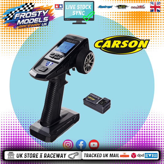 Carson - FS 4K Reflex Wheel Pro 4ch - 2.4GHz LCD Radio & Receiver - Digital Proportional Dual Rates - C500119