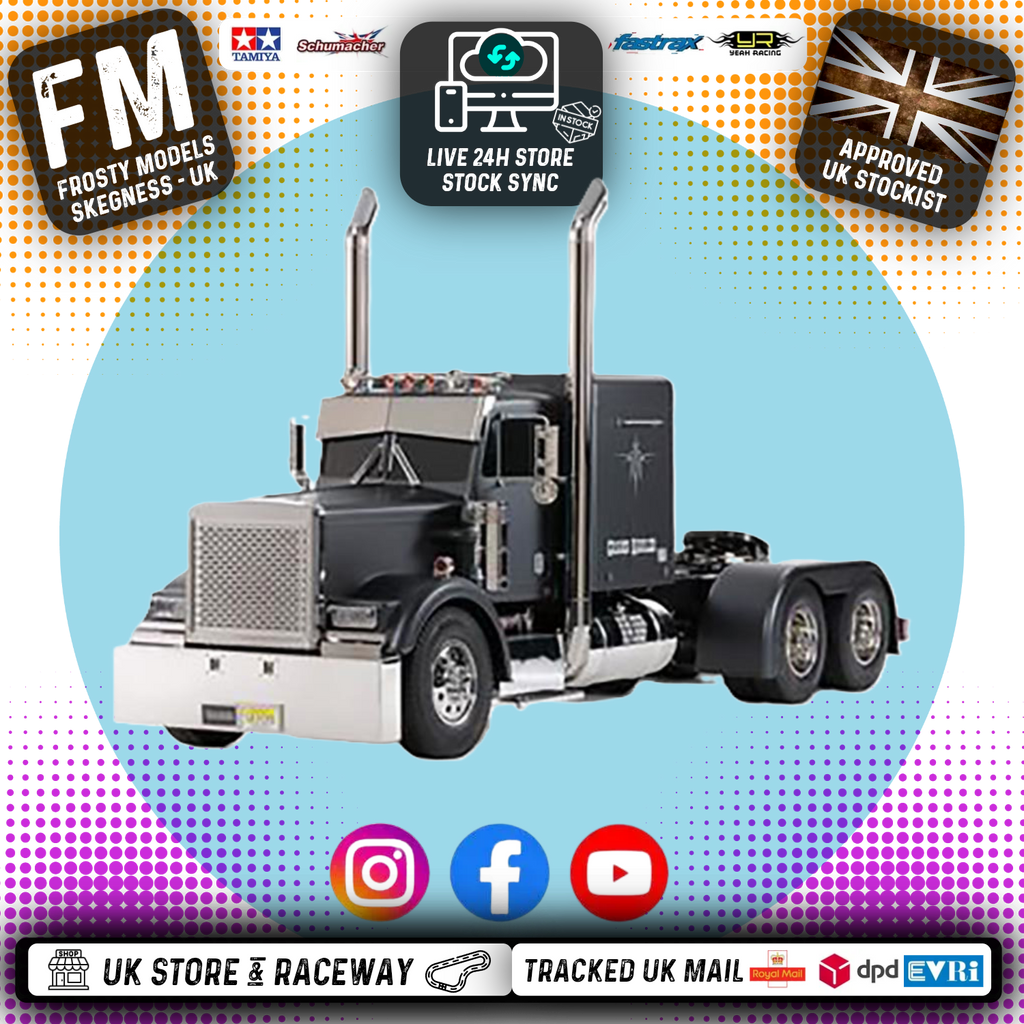 TAMIYA 56356 - RC 1/14 Tractor Truck (Lorry) GRAND HAULER BLACK EDITION - Kit form