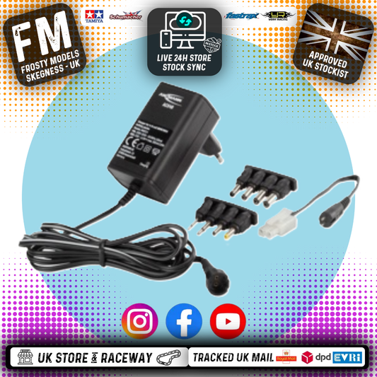 Ansmann - Radio Battery Charger for 4-8 cells NiMH/NiCd battery packs (4.8V-9.6V) adaptors included