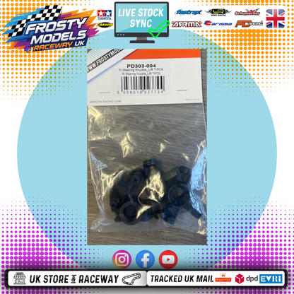 PD Racing TK16 & TR16 - Front and Rear steering knuckles - (left and right) - (2pcs) PD303-004