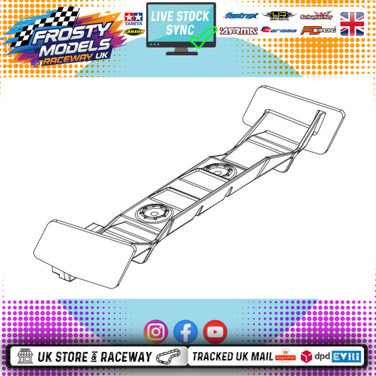 PD RACING SPARES - 1/10TH TK10 & TR10 - Tail Wing - 1PCS - PD861-057