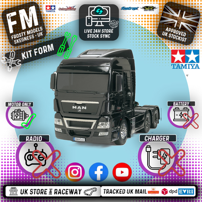 TAMIYA 56325 - RC 1/14 Tractor Truck (Lorry) MAN TGX 26.540 6X4 XLX (3 AXLE) (INC'S MOTOR ONLY)