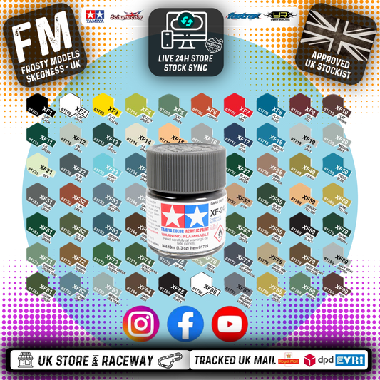 TAMIYA - 10ML XF Paint Acrylic - XF1 to XF90 - Multi Listing