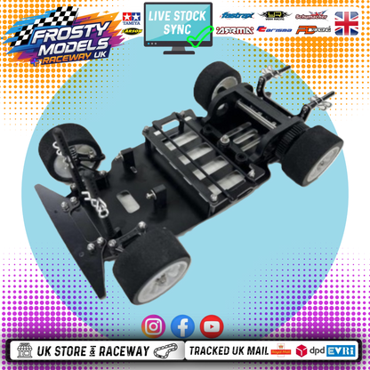 KAMTEC - GT12 1/12 Mini Racer RC Circuit Rolling Chassis Kit (Assembled) w/Body, Wheels & Tyres