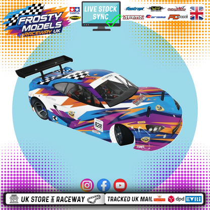 (PRE-ORDERS NOW OPEN) SupaStox GT12 1/12 Racer (Brushless Chassis) RC Circuit Rolling Chassis Kit (Assembled) w/Body, Wheels & Tyres (Copy)