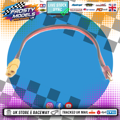 SKY RC - BATTERY CHARGER CHARGE LEAD Female XT60 to Male T-PLUG/DEANS - SK-600023-15