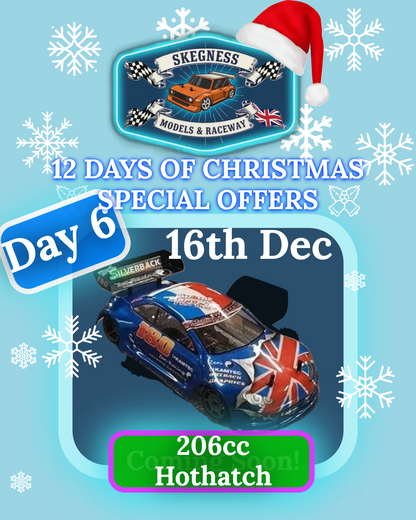 GT12 Supastox Body - Peugeot 206cc GT - Clear Lexan - Fits 1/12 Car 205mm Wheelbase / 160mm Wide