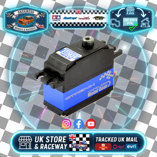 ETRONIX - 6.6KG/0.09S (MINI 1/12) DIGITAL SERVO METAL GEAR - ET2026 (FAST/LIGHT/STRONG) (Frosty Recommended 1/12 Car Racer Servo)