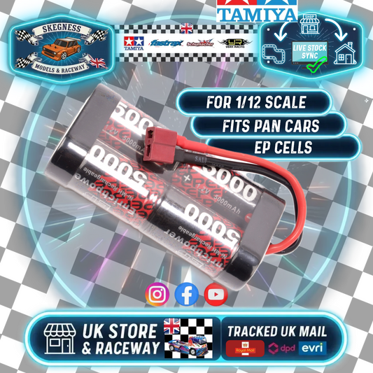 EP - 4 Cell Stick Pack DEANS - SC 5000mAh - 4.8V NiMh (6V Charged) (For Kamtec Bangers & Mini Racer) EP5000B