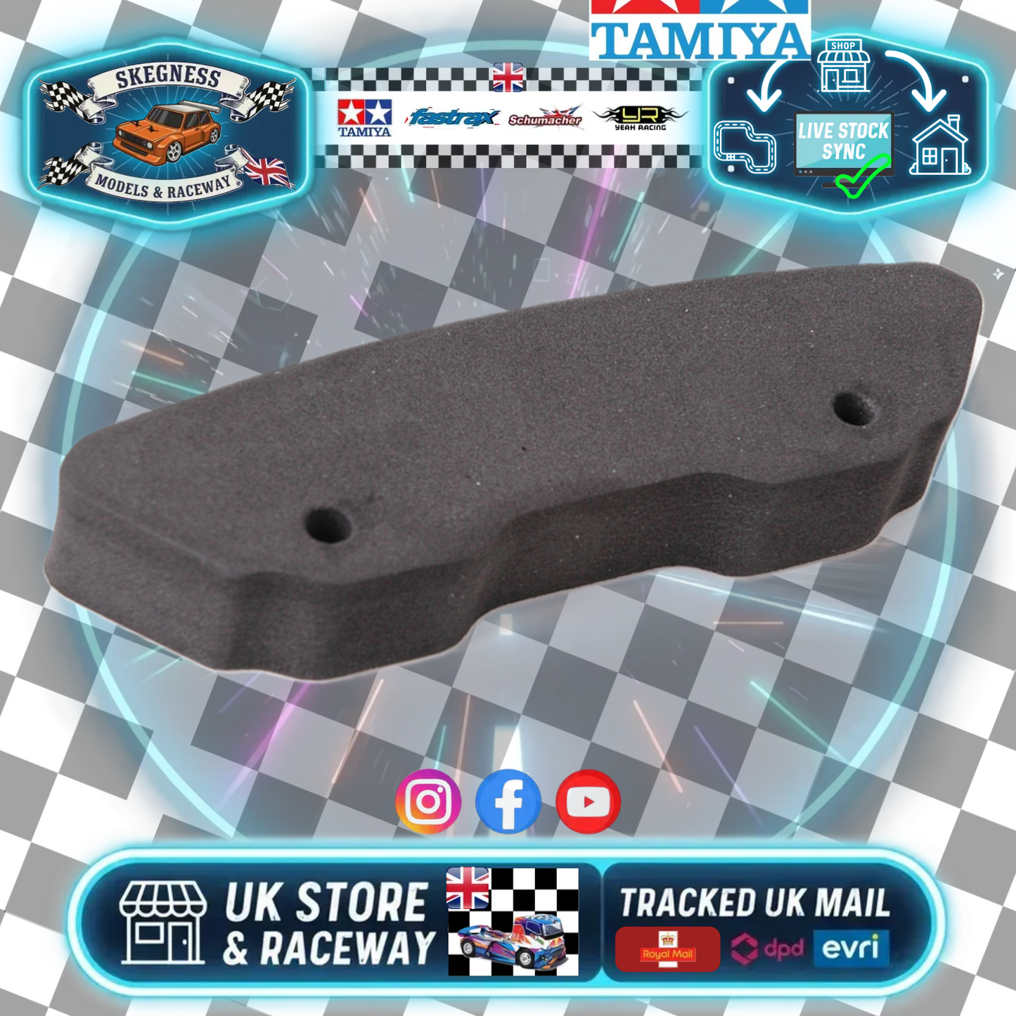 Schumacher - Atom / Supastox / Kamtec Mini Racer Foam Bumper - SS/GT - U3942