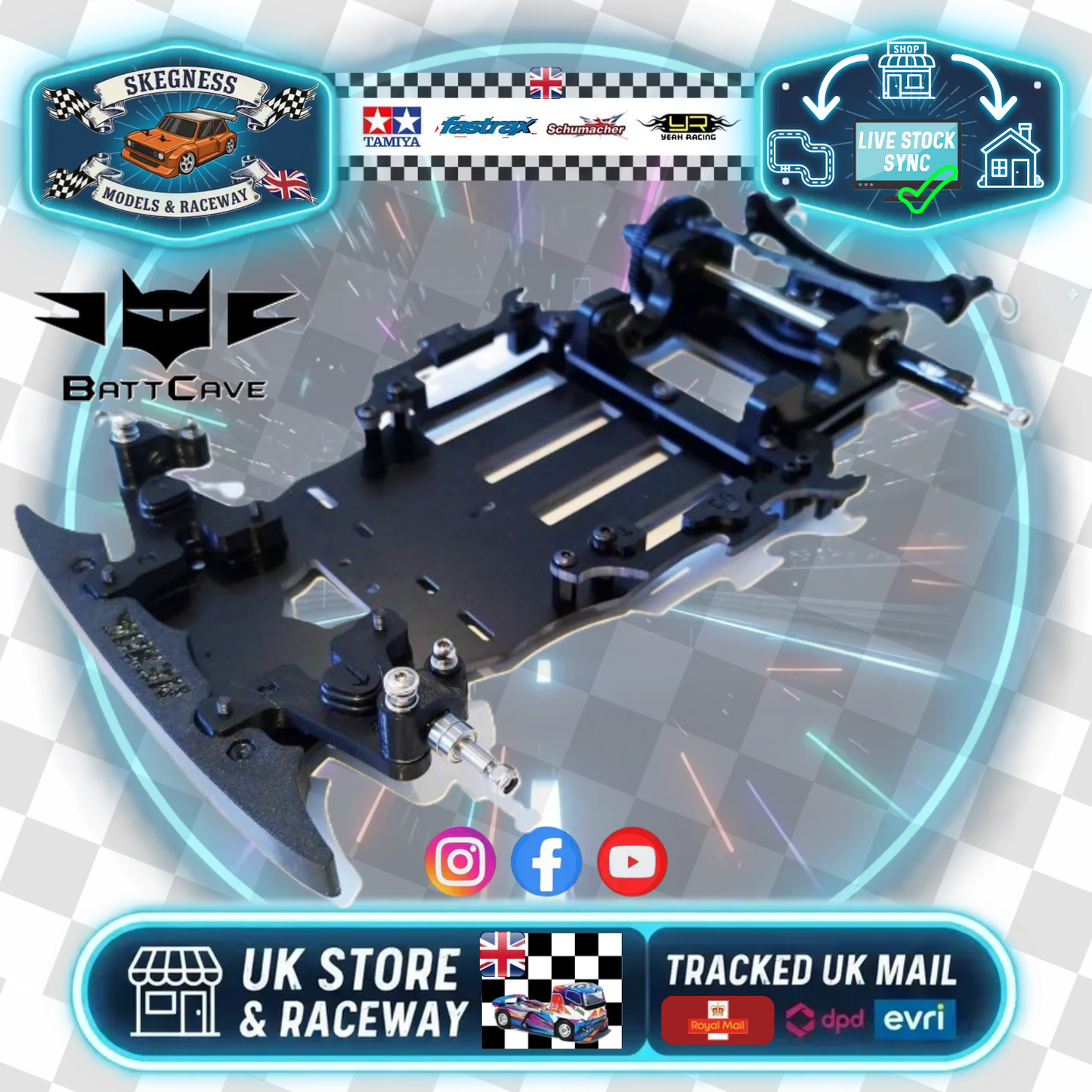 (COMING SOON - PRE-ORDERS ONLY) BattCave - Mini GT12 (1/12) JOK3R-R Competition Racer Kit (Kit Form)