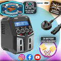 SKY RC - T100 DUAL 5A 2-4S LiPo/LiIon/LiFe/LiHV/NiMh BATTERY CHARGER AC/DC - SK-100162 (2x XT60 Charge Leads Required)