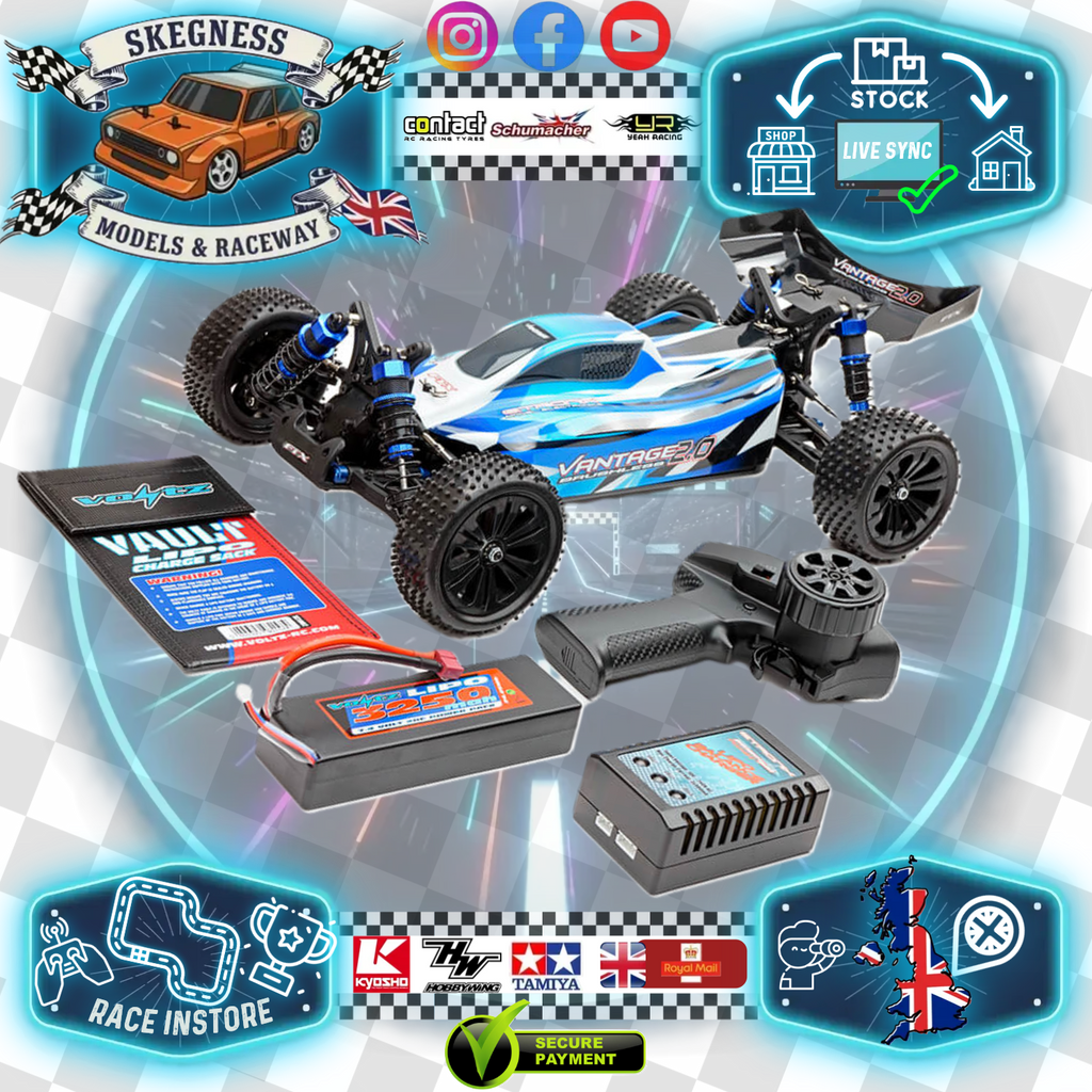 FTX - VANTAGE 2.0 1/10 (BRUSHLESS+Lipo) BUGGY 4WD RTR WITH LIPO BATTERY & CHARGER - FTX5561B (Includes all electrics)