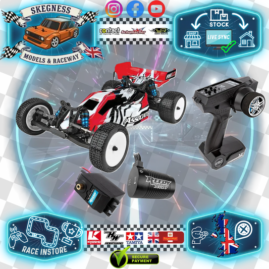 TEAM ASSOCIATED - RB10 Almost (Brushless) RTR RED 1/10 BUGGY (No battery or Charger) AS90032
