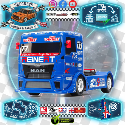 TAMIYA 58642 - REINERT RACING MAN TGS - RC Euro Truck KIT 4WD 1/10 TT01E (WITH ESC & MOTOR)