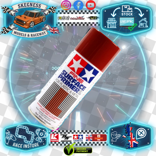 Tamiya - Fine Surface Primer (weathering Paint) Oxide Red L (180ml) - 87160