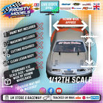 GT12 & 1/10 MTC Supastox NASCAR Body - Generic Chevy - Clear Lexan - Fits 1/12 Car 205mm & 210mm MTC Wheelbase / 164mm Wide (For NEW Frosty Raceway Oval)