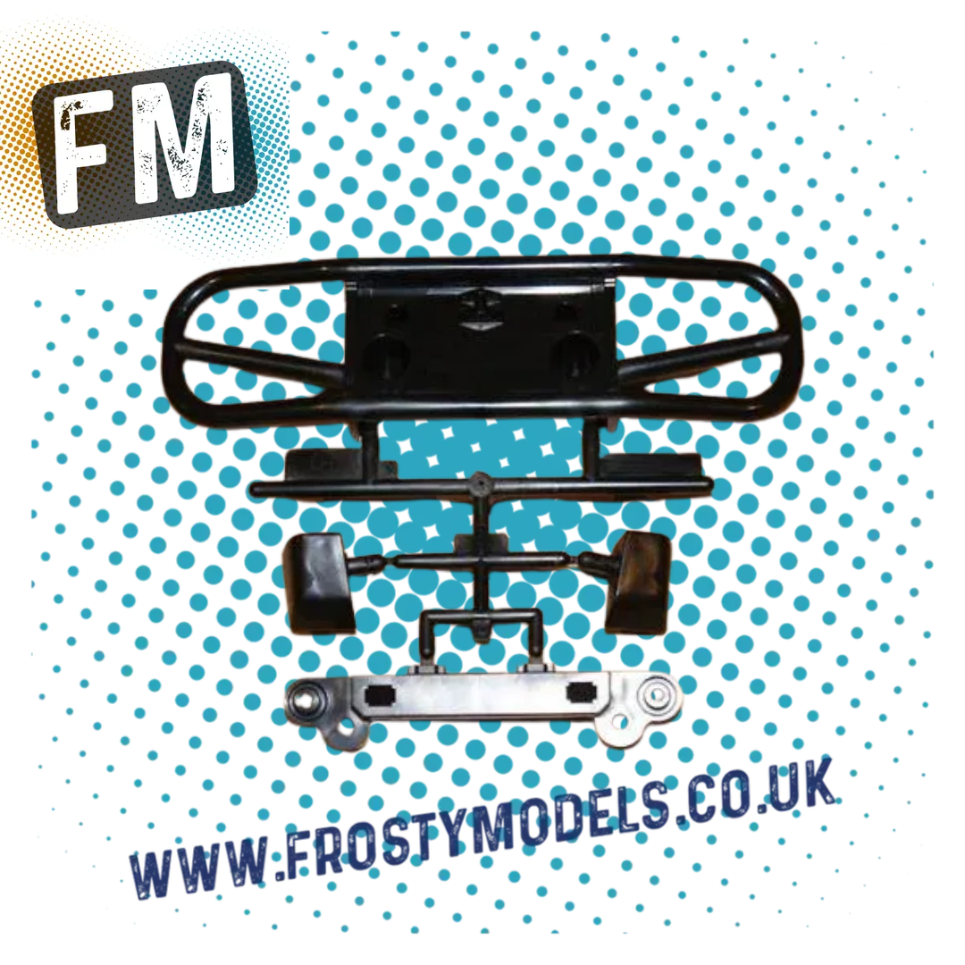 TAMIYA - H Parts Buggyra Fat Fox (TT01E Euro Truck Rear Bumper, Mirrors & Mount)