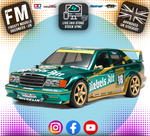 TAMIYA - Mercedes 190 E Zakspeed RC Body Shell Set - 1/10 190mm Clear Lexan Official